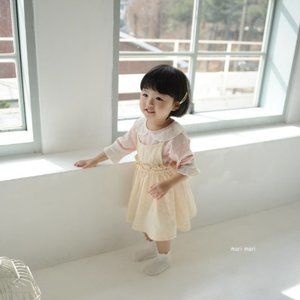 Toddler Girl Yellow Picnic Dress 4T